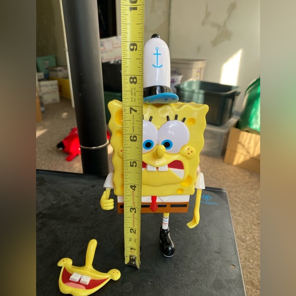 2002 Viacom Spongebob Squarepants Make A Bob Parts 9” Action Figure - Picture 4 of 10